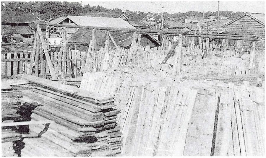 昭和21年・焼け跡の材料置場から再出発